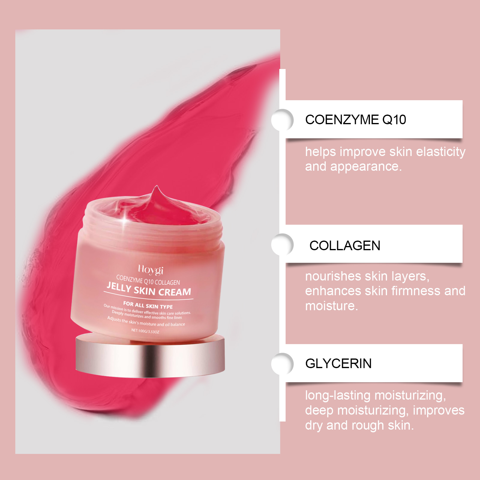 HOYGI Коллагеновый желейный кр – обзор и цена Coenzyme Q10 Cream